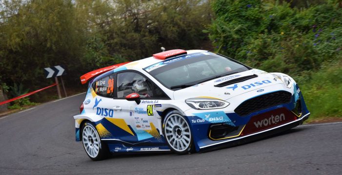 Enrique Cruz y Yeray Mujica lideran el 47º Rally Senderos de La Palma