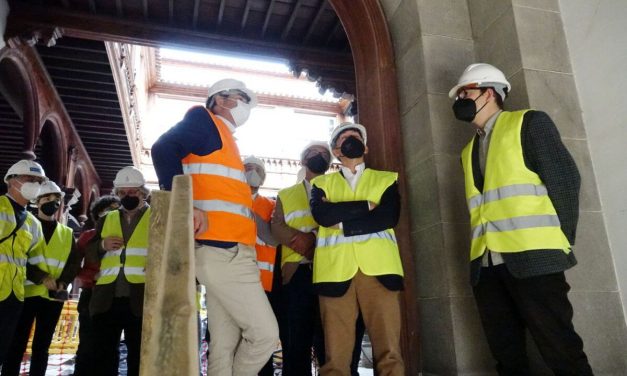 La primera fase del Palacio de Carta estará concluida antes de final del mes de junio￼