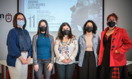 Las científicas candelarieras Irene Cózar, Raquel Fernández, Sheila Torres y Sonia Díaz despunta en la Jornada CTCAN+ Mujeres￼