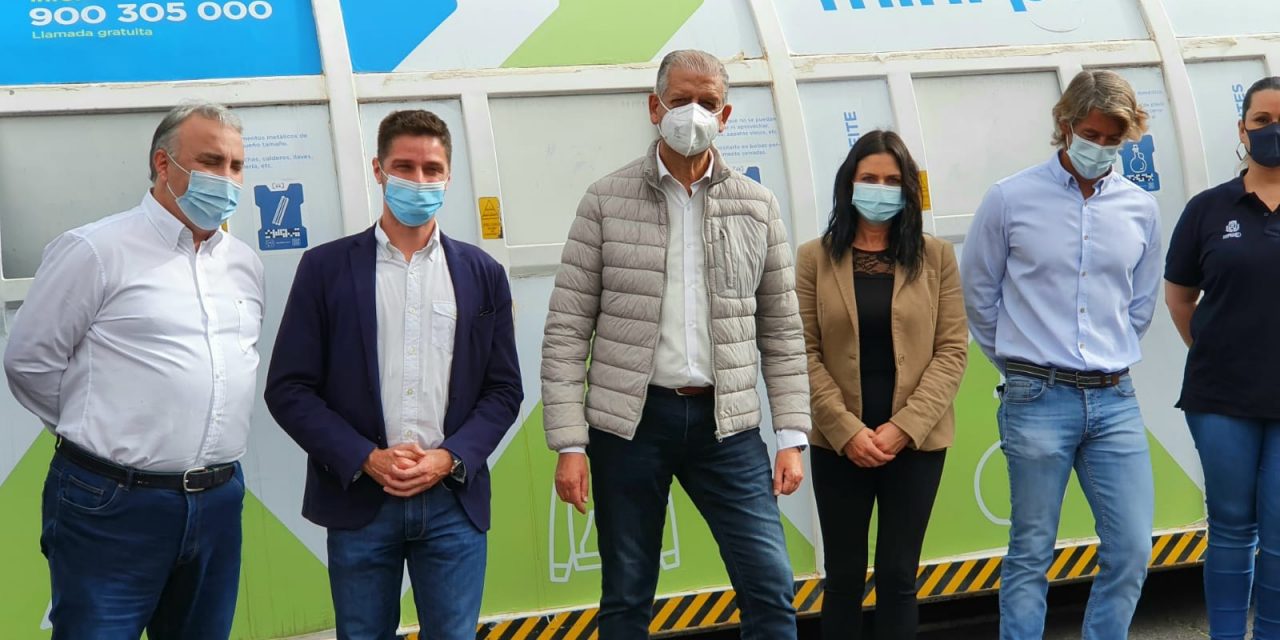 El Cabildo instala en La Orotava un minipunto limpio de recogida selectiva 