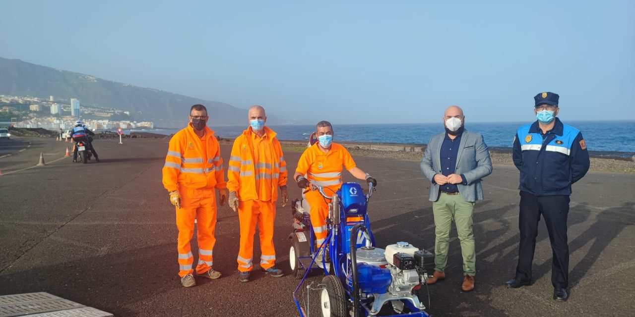 Puerto de la Cruz estrena un nuevo vehículo de señalización  