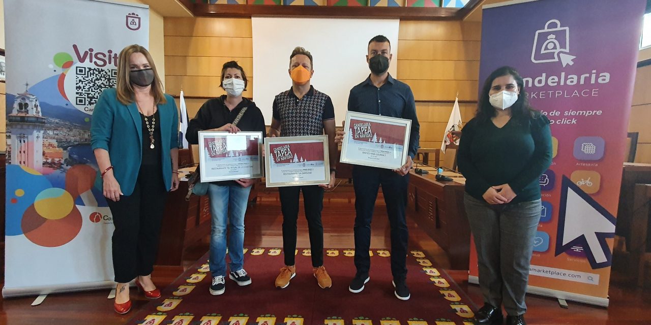 Restaurante La Dársena, Restaurante El ritual de lo habitual y Bar Es-kina Gourmet ganan el premio de “Candelaria tapea local”