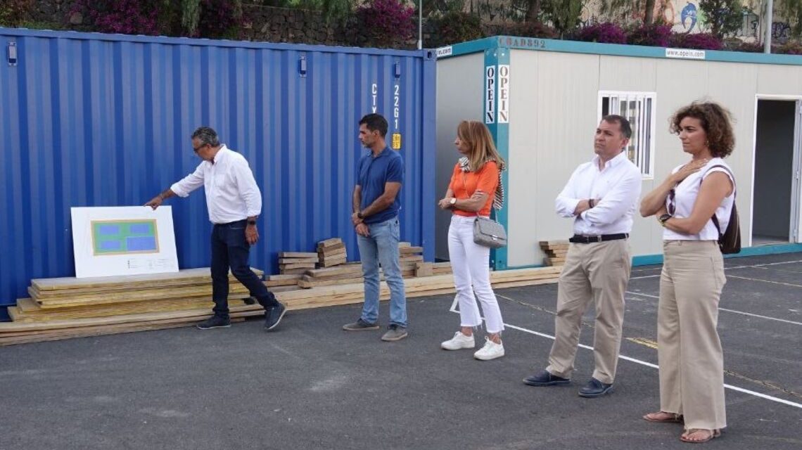 Santa Cruz inicia las obras para disponer de tres pistas de tenis en el barrio de Tío Pino 