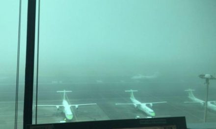 Más de diez vuelos cancelados en el aeropuerto Tenerife Norte.