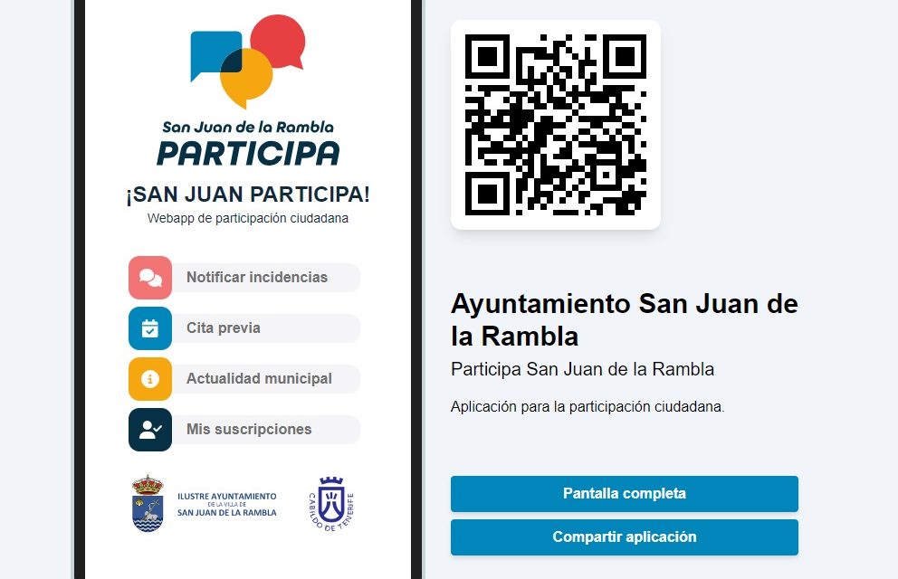 Activada una webapp para comunicar incidencias, recibir avisos, pedir cita y estar al tanto de la actividad municipal.