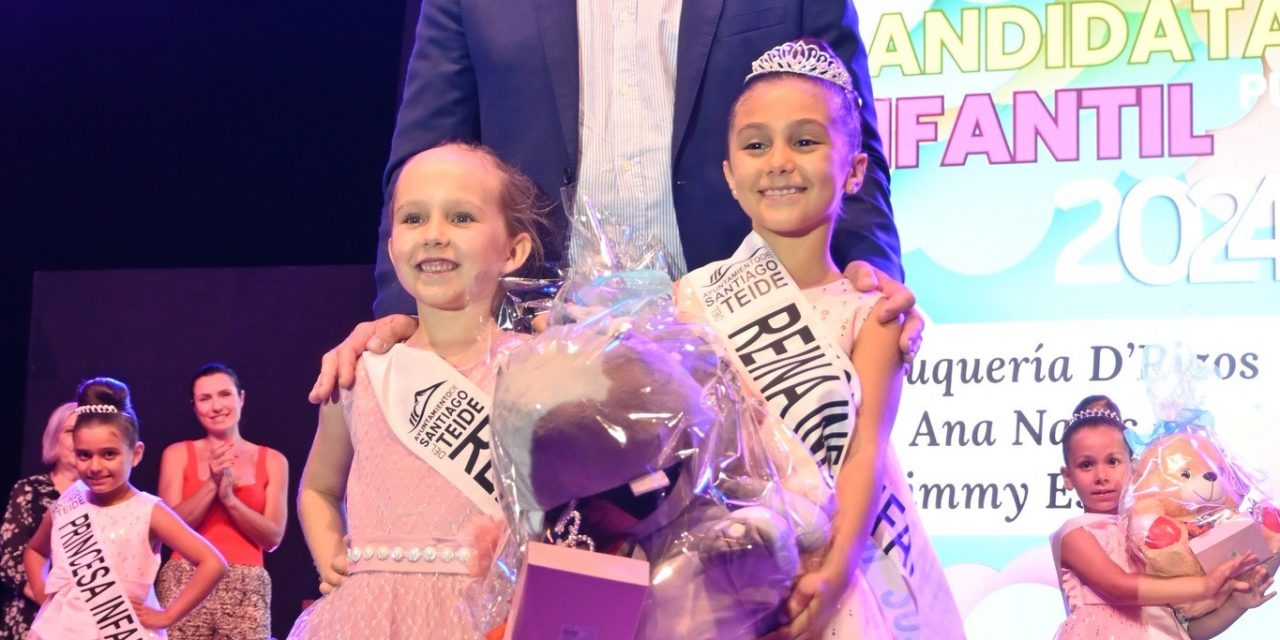 Helena Piccaluga, nueva Reina Infantil de las Fiestas en Honor a la Virgen del Carmen de Puerto de Santiago 2024.