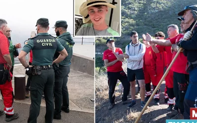 Encuentran el Cuerpo del Joven Británico Desaparecido.