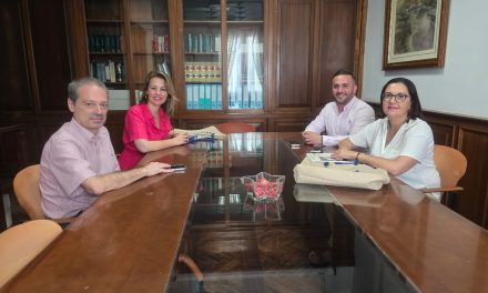 El Cabildo acoge la reunión entre Ayuntamiento de Guía de Isora y la consejera de Comercio.