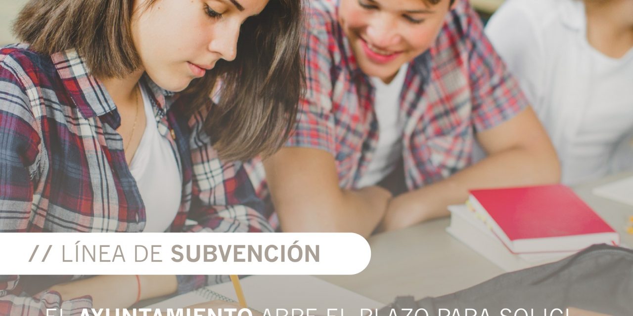 El ayuntamiento abre hasta el 14de octubre el plazo para solicitarlas ayudas al estudio.