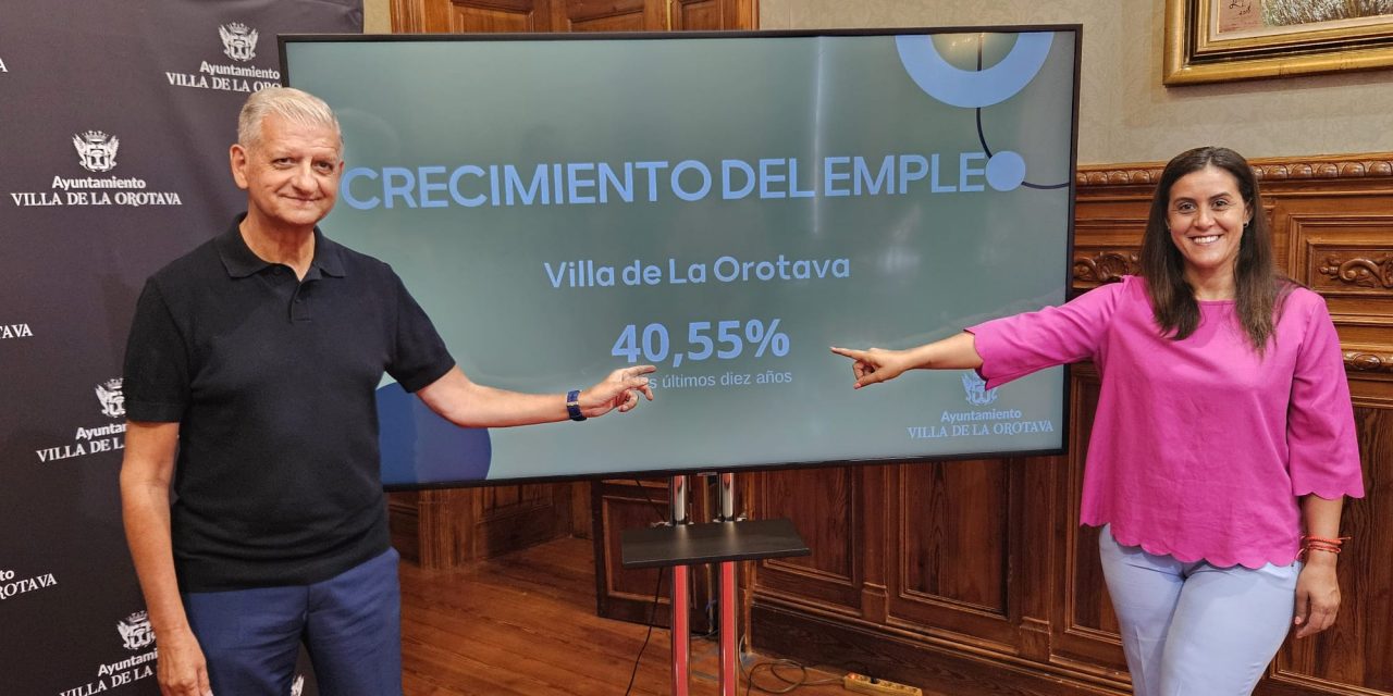 La Orotava experimenta un crecimiento del empleo.