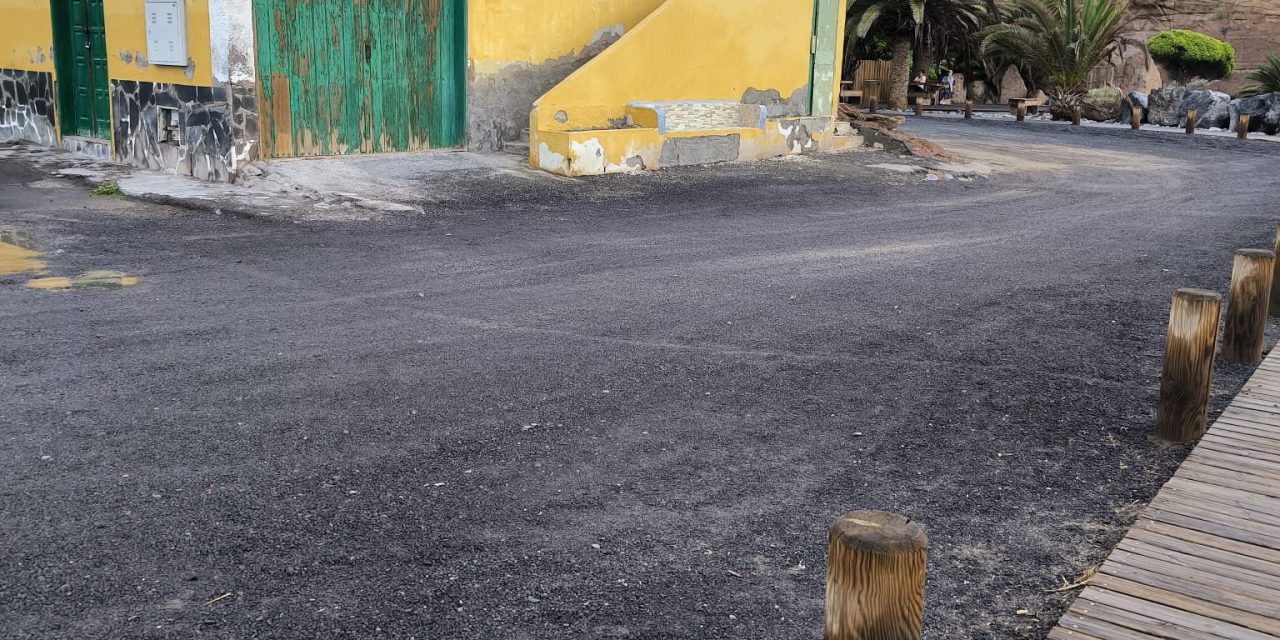 En marcha la reparación de la Avenida La Caleta en Las Maretas.