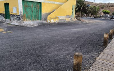 En marcha la reparación de la Avenida La Caleta en Las Maretas.