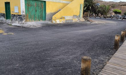 En marcha la reparación de la Avenida La Caleta en Las Maretas.
